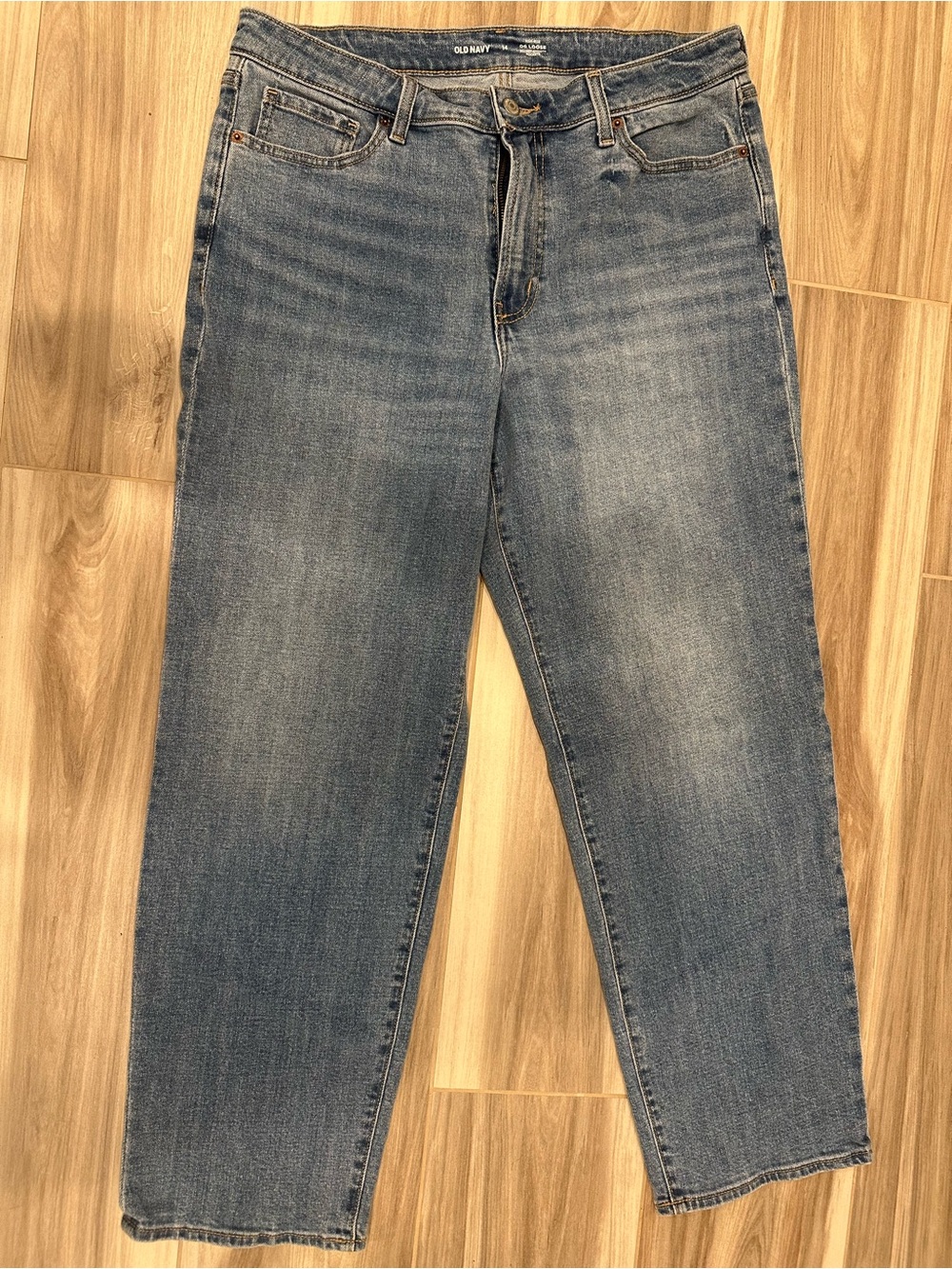 Old Navy Women's Light Blue Straight Leg Jeans